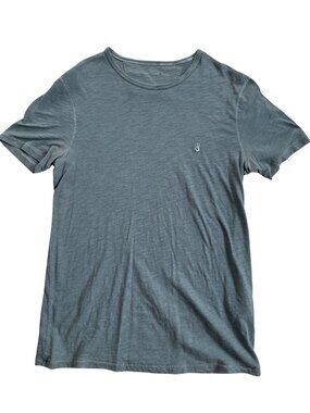 John Varvatos Star USA Peace Crew Neck T Shirt Men's small Green Lightweight